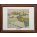 Nancy Smith - 'Washington Sussex', lithograph in colours, signed and dated 1919 in pencil, 30cm x