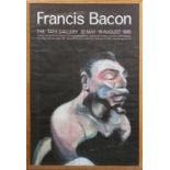 Francis Bacon - 'The Tate Gallery 22 May-18 August 1985', offset lithograph, published by Tate