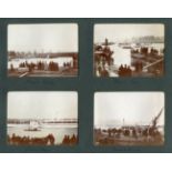 PHOTOGRAPHS. An album containing approximately 200 small-format photographs circa 1897, including