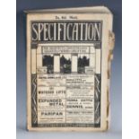 TRADE CATALOGUE. A 'Specification' trade catalogue for architects, surveyors and engineers,