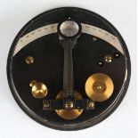 A Stanley of London black enamelled Abney level and clinometer, leather cased, together with an