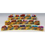 Seventy-eight Matchbox Superfast vehicles, including two No. 7 Hairy Hustlers, No. 16 Badger, No. 35