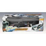 A 21st Century Toys Sky Captain and the World of Tomorrow Sky Captain's Aircraft with figure, within