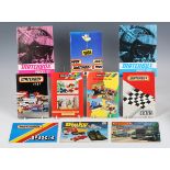 A collection of Matchbox catalogues, including 1968, 1970, 1972, Internationale 1971 edition and