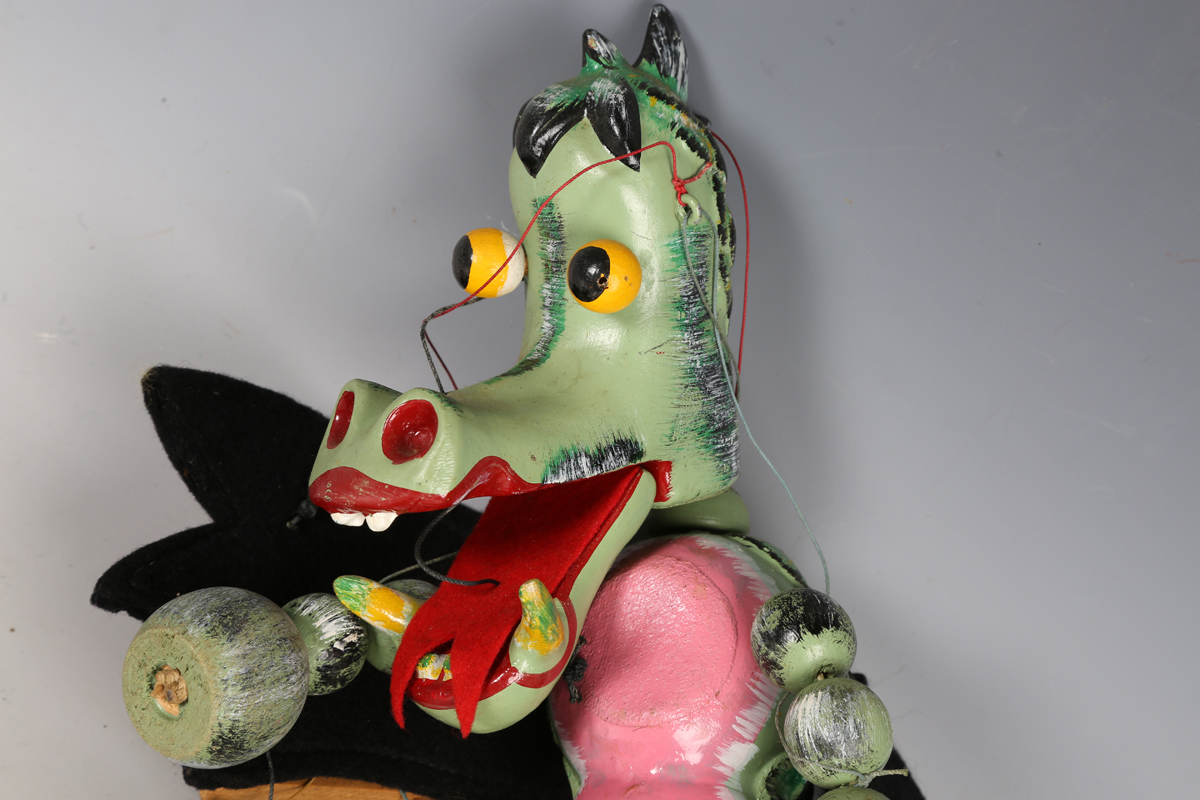 Ten Pelham Puppets, including Wolf, Witch and Dragon (some playwear).Buyer’s Premium 29.4% ( - Bild 10 aus 23