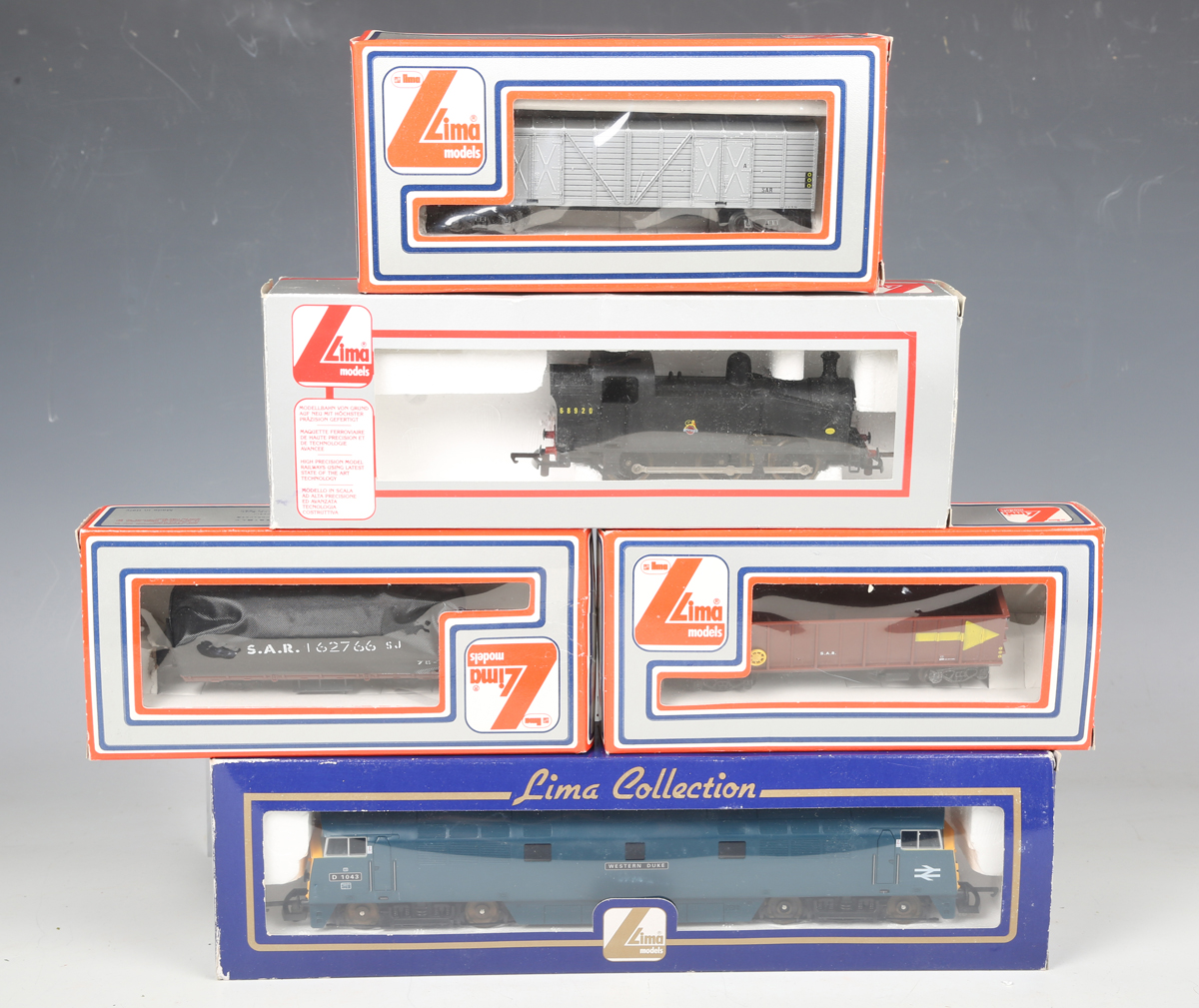 A small collection of Lima gauge OO railway items, including Trans Karoo set in SAR maroon and - Bild 3 aus 15