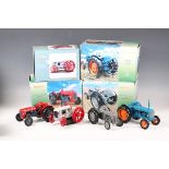 Six Universal Hobbies 1:16 scale model tractors, comprising Fordson Model F (1917), Massey