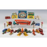 A collection of Matchbox 1-75 Series, King Size and Major Pack cars and commercial, army and