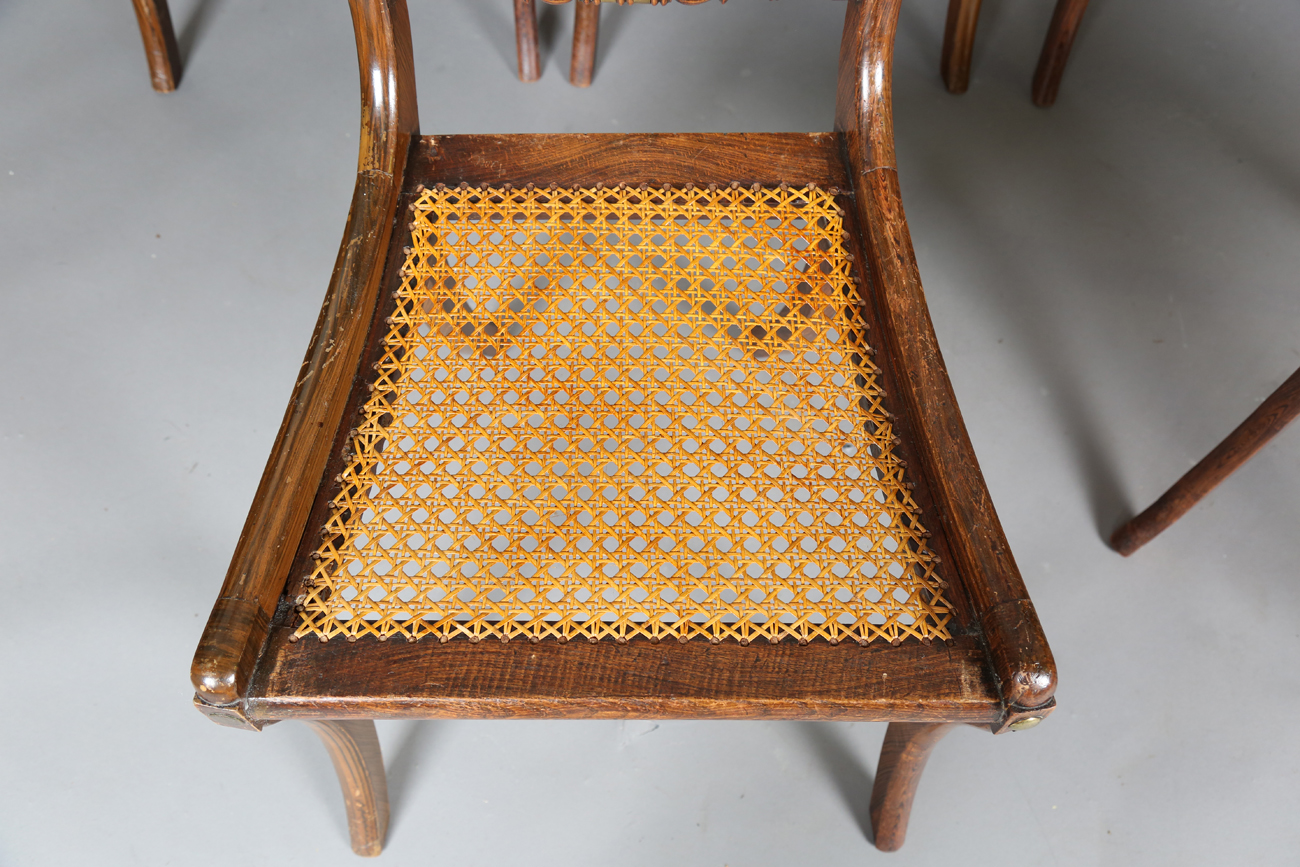 A set of eight Regency simulated rosewood and gilt brass mounted dining chairs, the centre rails - Bild 6 aus 25