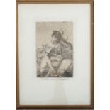 Francisco José de Goya Y Lucientes - 'Si Sabra mas el Discipulo', 'Nadie se Conoce', '