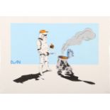 DAN - R2BBQ, screenprint on wove paper, signed and editioned 17/20 in pencil, circa 2009, sheet size