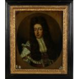 William Faithorne the Younger, after Godfrey Kneller - King William III, 18th century reverse