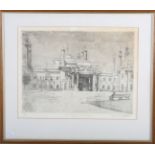 Michael Blaker - 'The Royal Pavilion', 20th century etching with aquatint, signed, titled and