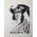 Jim Starr - 'Samurai', 21st century screenprint on paper, signed, titled and editioned 5/10 in