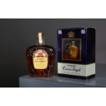 Seagrams Crown Royal vintage blended Canadian Whiskey, circa 1970, 1 litre (1).Buyer’s Premium 29.4%