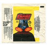 GUM WRAPPERS. A collection of bubble gum and chewing gum wrappers, including Star Wars, Star Trek,