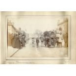 PHOTOGRAPHS, SUSSEX. An album of small format photographs circa 1892-1893, many captioned in pencil,