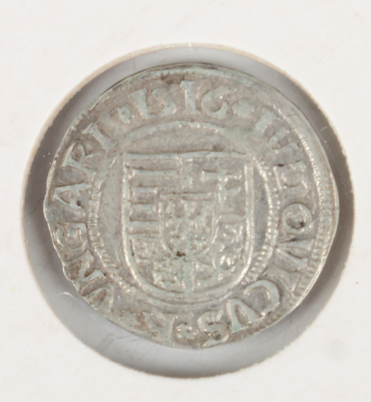 A Netherlands Holland Willem VI one-and-a-half groat, five Hungaria hammered dinars and two other - Image 2 of 17