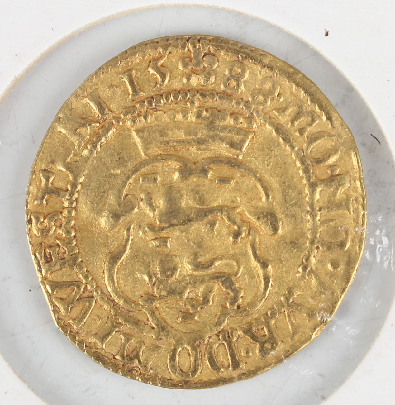 A Netherlands gold ducat 1588, Hungarian type.Buyer’s Premium 29.4% (including VAT @ 20%) of the - Image 2 of 2