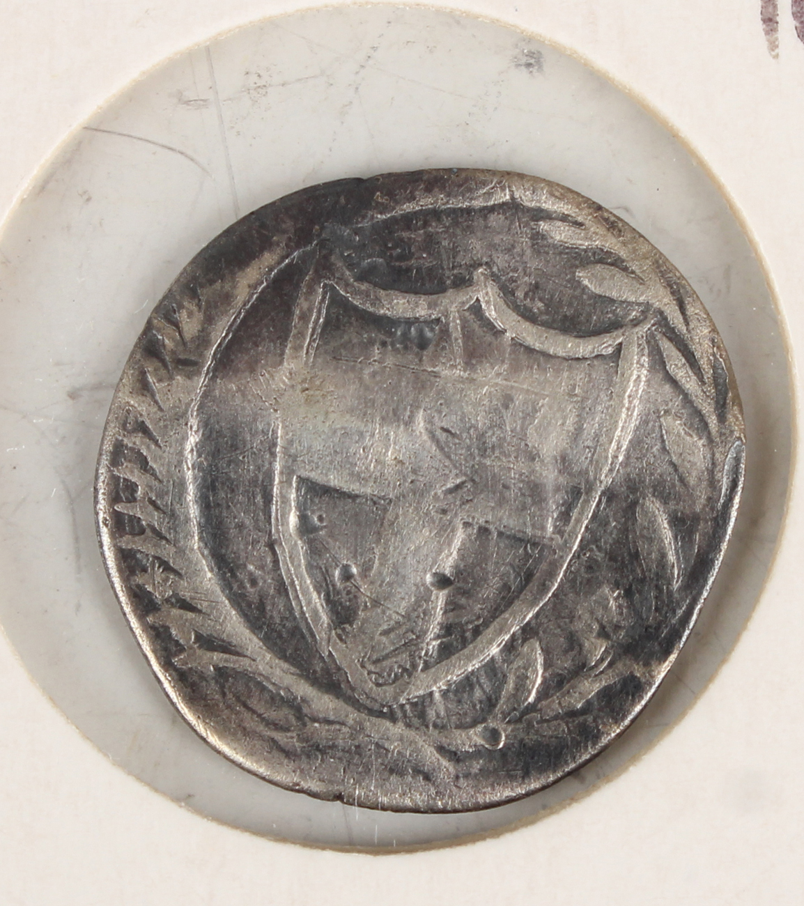 A Commonwealth of England sixpence 1649, mintmark sun, and two Commonwealth half-groats.Buyer’s - Image 3 of 7