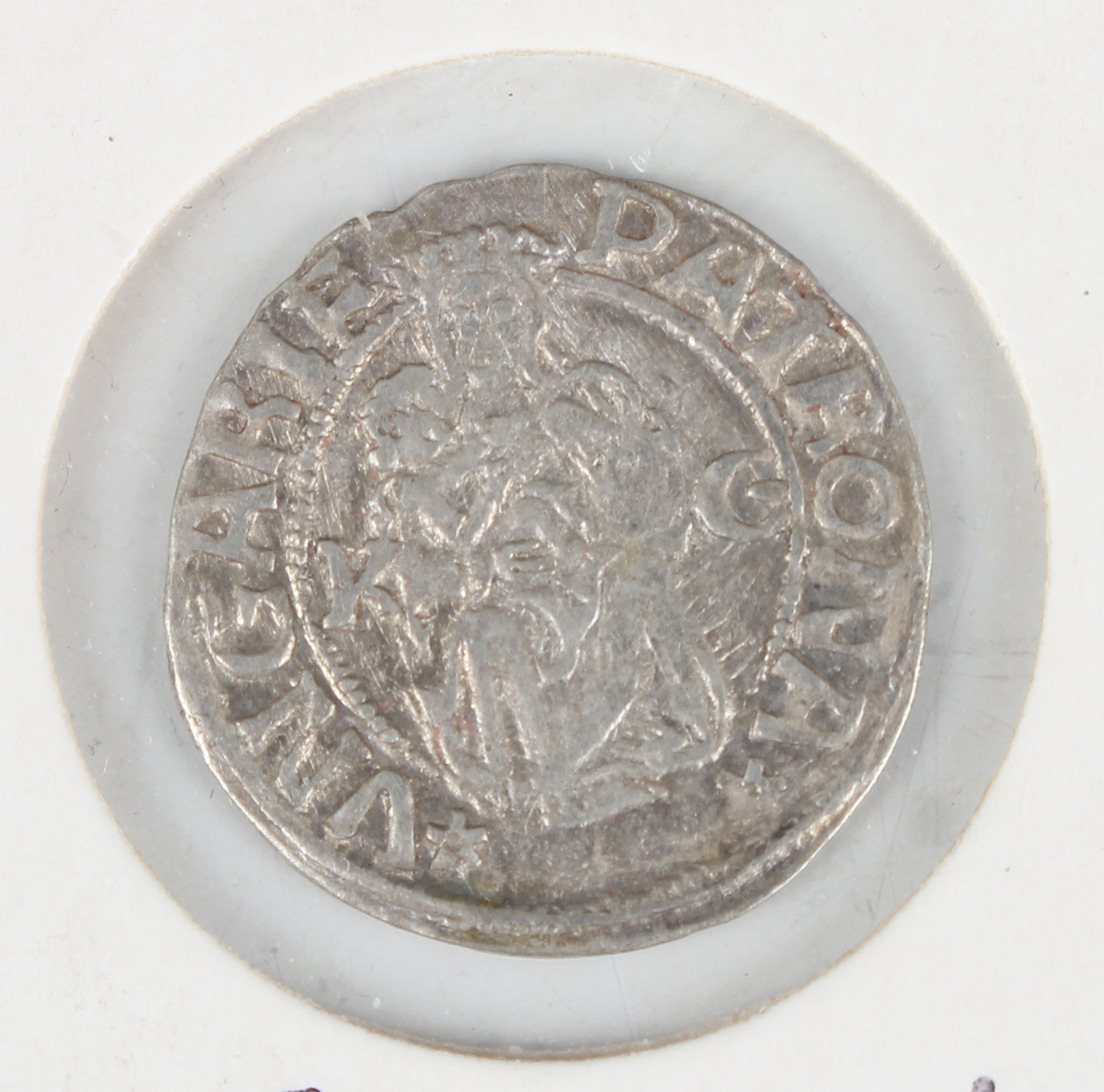 A Netherlands Holland Willem VI one-and-a-half groat, five Hungaria hammered dinars and two other - Image 7 of 17