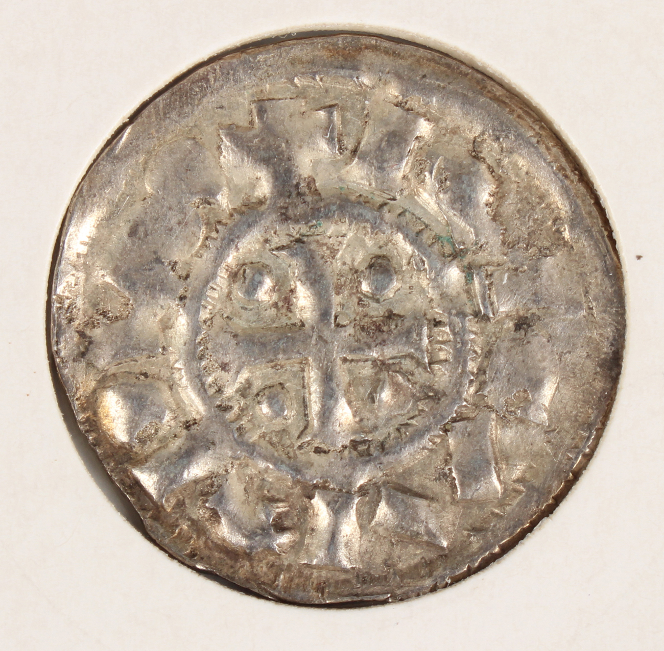 Four Richard I of Normandy hammered silver deniers, Rouen Mint, together with a Richard the - Image 4 of 11