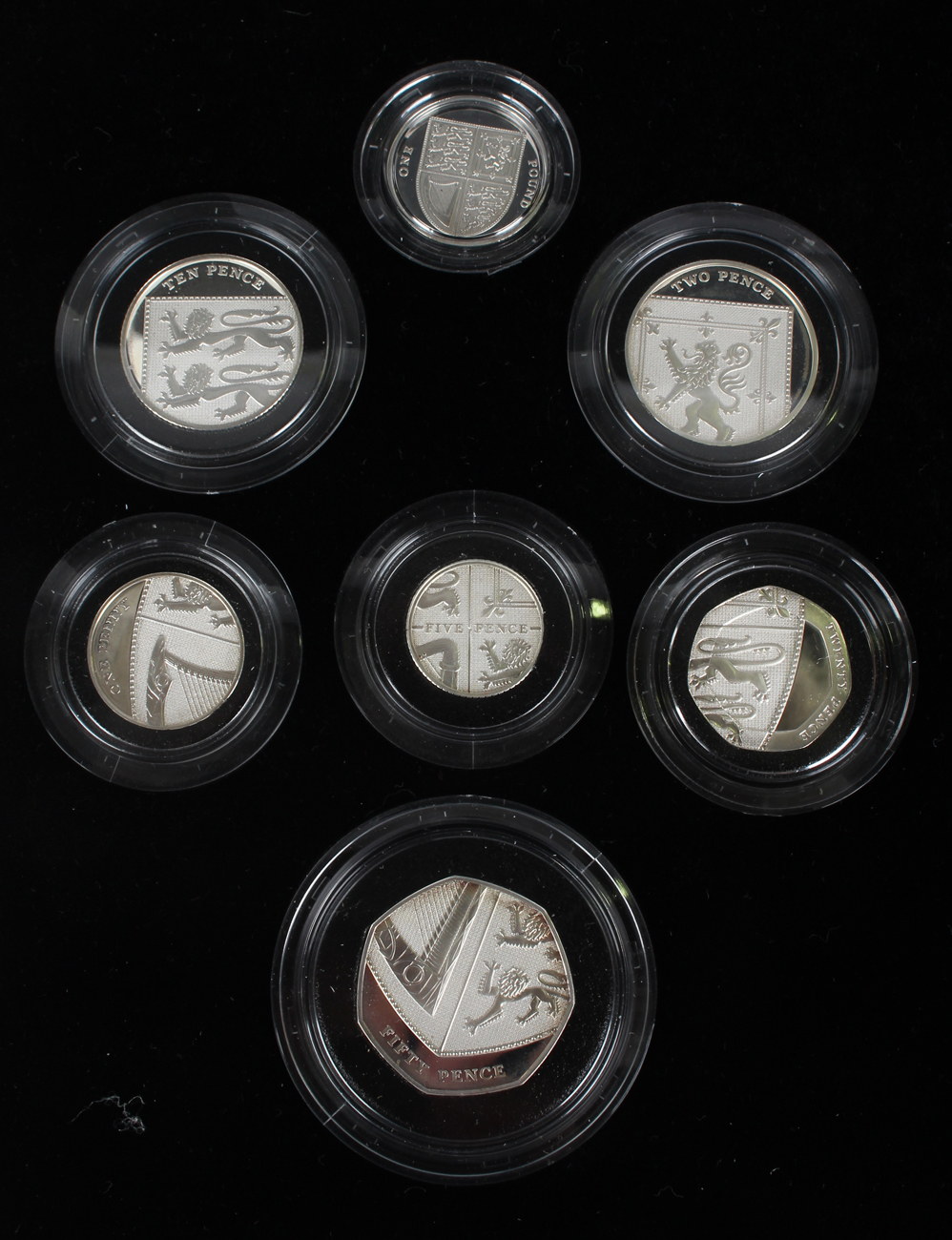 An Elizabeth II Royal Mint silver proof twelve-coin set 2009, including a Kew Gardens edition - Image 3 of 3