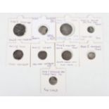 A small collection of Henry V and Henry VI hammered silver coinage, including two Henry VI groats,