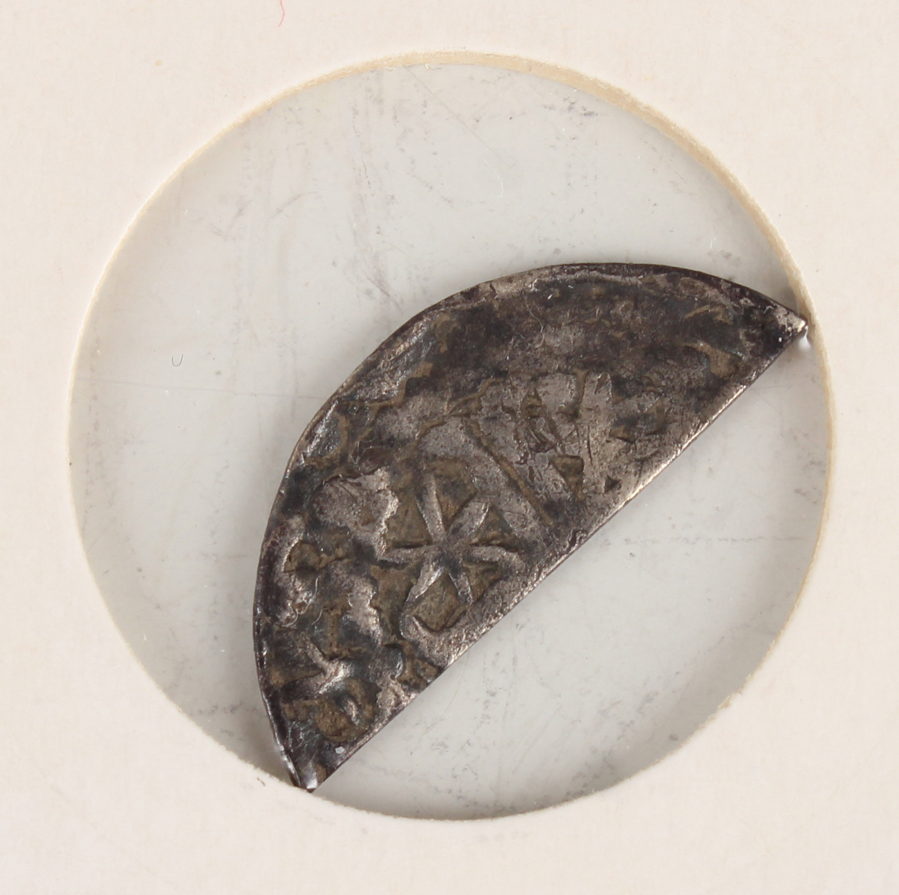 A David II of Scotland hammered silver groat, Edinburgh Mint, a King John hammered silver penny, - Image 2 of 7