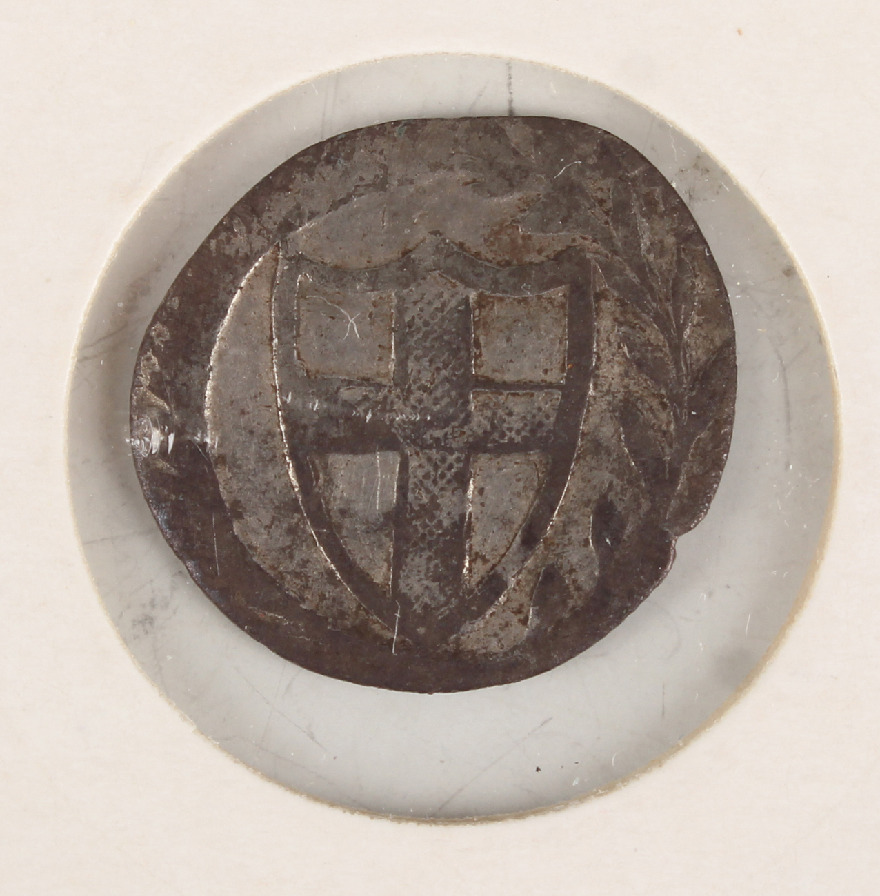 A Commonwealth of England sixpence 1649, mintmark sun, and two Commonwealth half-groats.Buyer’s - Image 4 of 7