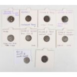 A small collection of early English hammered coinage, including Edward I, II and III pennies,