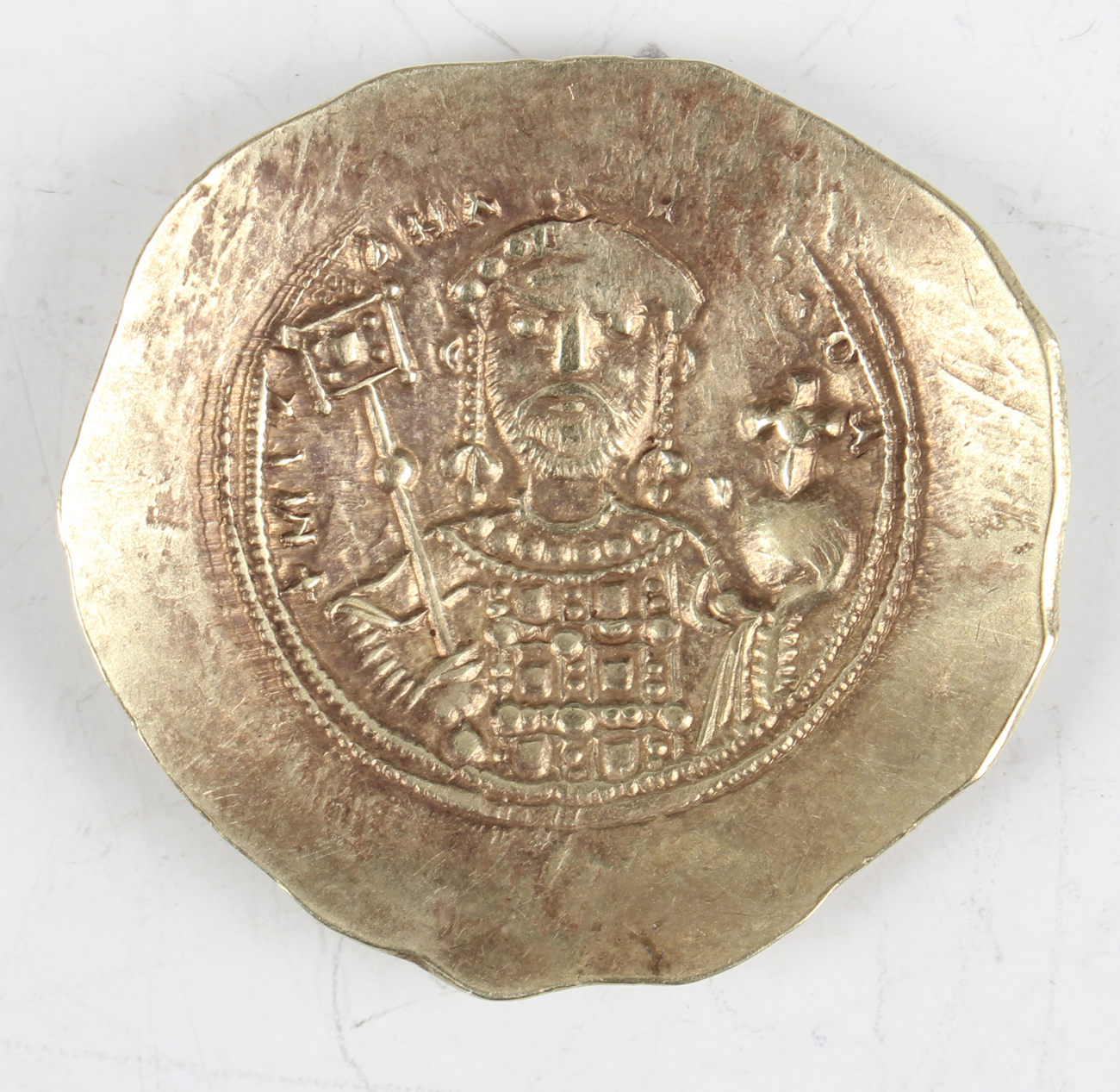 A Byzantine Empire Michael VII Ducas gold electrum histamenon nomisma.Buyer’s Premium 29.4% ( - Image 2 of 2