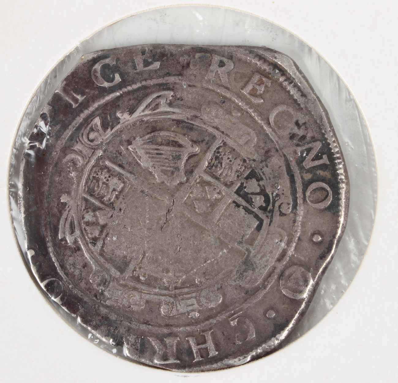 Two Charles I hammered half-crowns, both mintmark triangle in circle, one detailed 'Part of the - Image 4 of 5