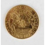 An Austria gold one thousand schillings coin 976-1976, weight 13.5g.Buyer’s Premium 29.4% (including