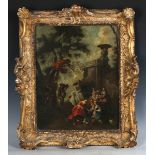 After Nicolas Lancret - The Earth (Figures harvesting Fruit near a Fountain), late 18th/early 19th