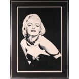 Rod Ferring - 'Marilyn' (Portrait of Marilyn Monroe), 20th century airbrush with ink, signed, titled