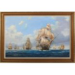 Stanley Francis Smitheman - 'H.M.S. Victory leading the line at Trafalgar 21st October 1805 No 2',