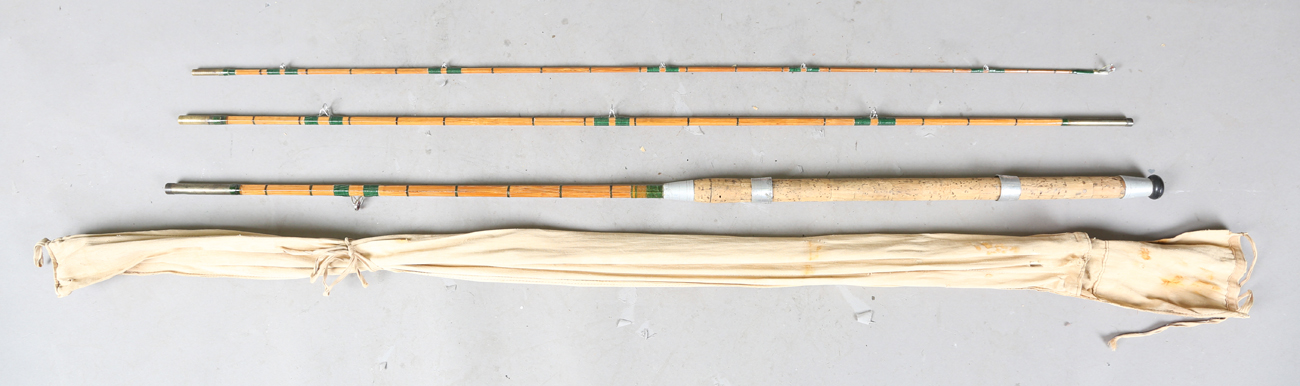 A group of various mainly split cane fly fishing rods, including a Sealey Octofloat De-luxe, two - Image 9 of 45