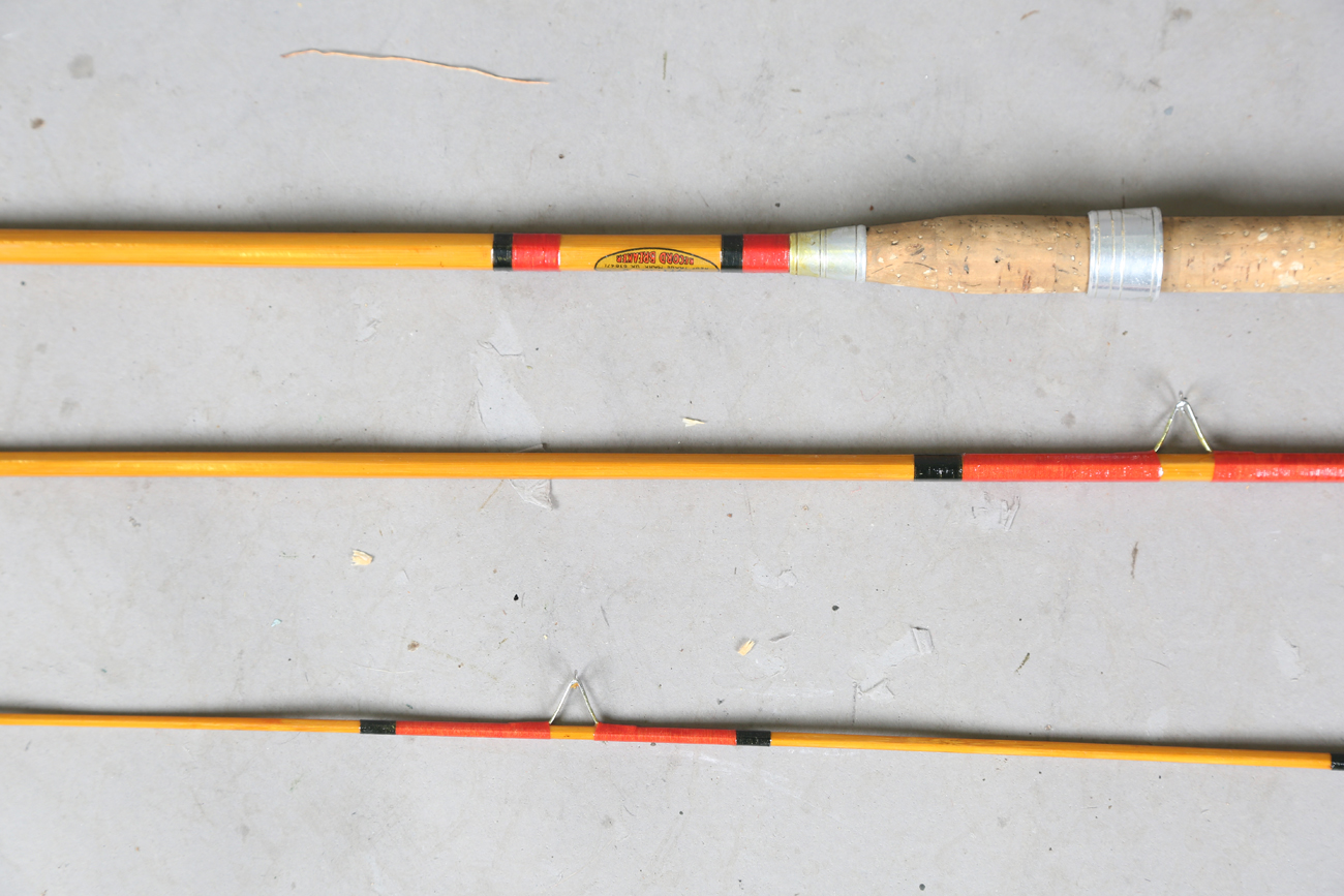 A group of various mainly split cane fly fishing rods, including a Sealey Octofloat De-luxe, two - Image 29 of 45