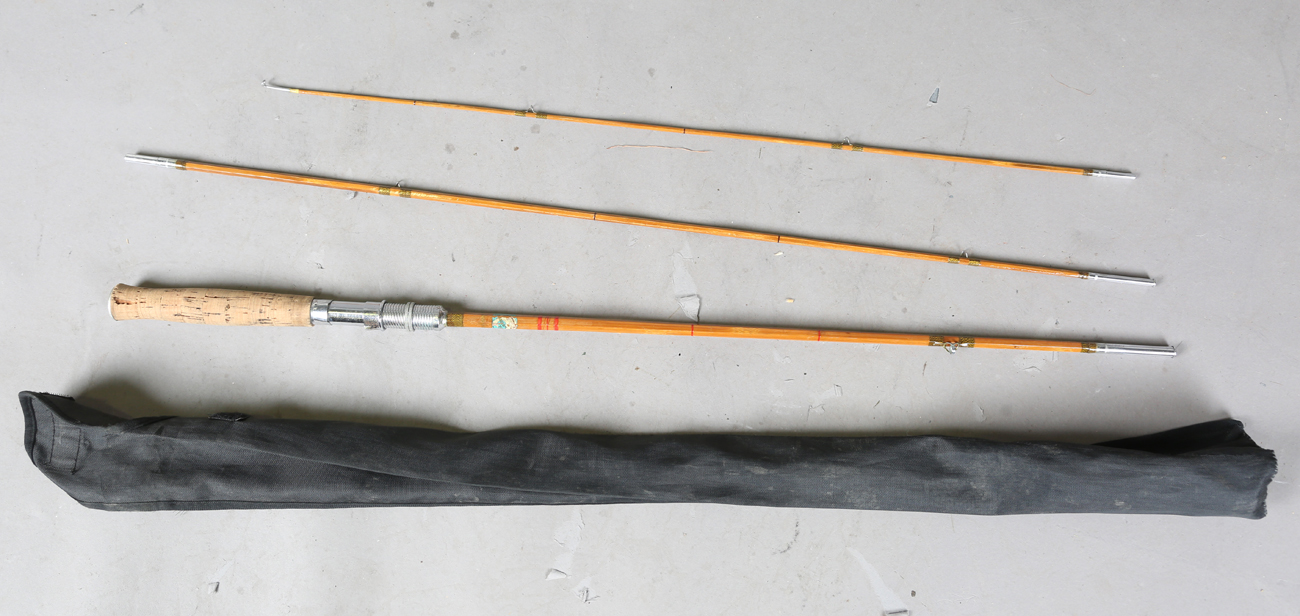 A group of various mainly split cane fly fishing rods, including a Sealey Octofloat De-luxe, two - Image 23 of 45