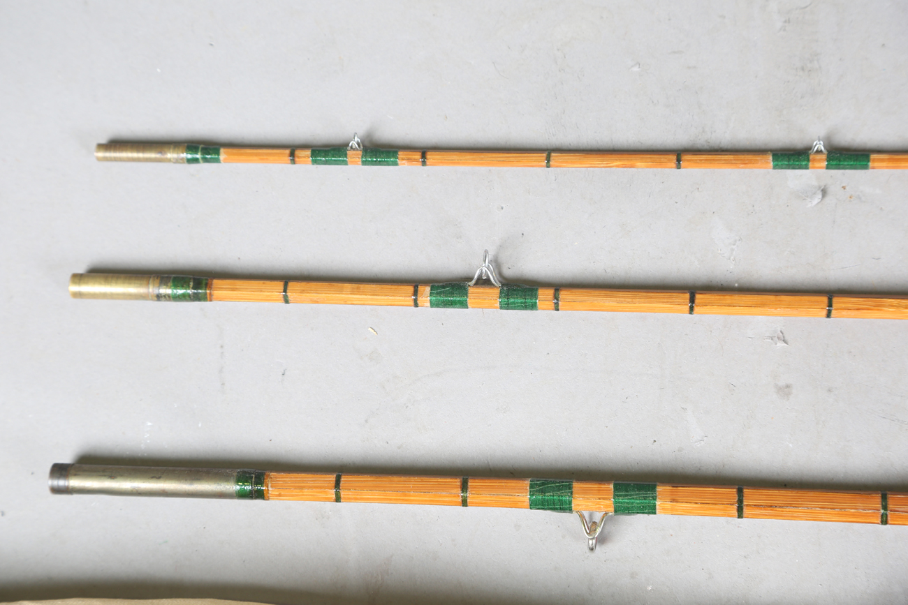 A group of various mainly split cane fly fishing rods, including a Sealey Octofloat De-luxe, two - Image 10 of 45