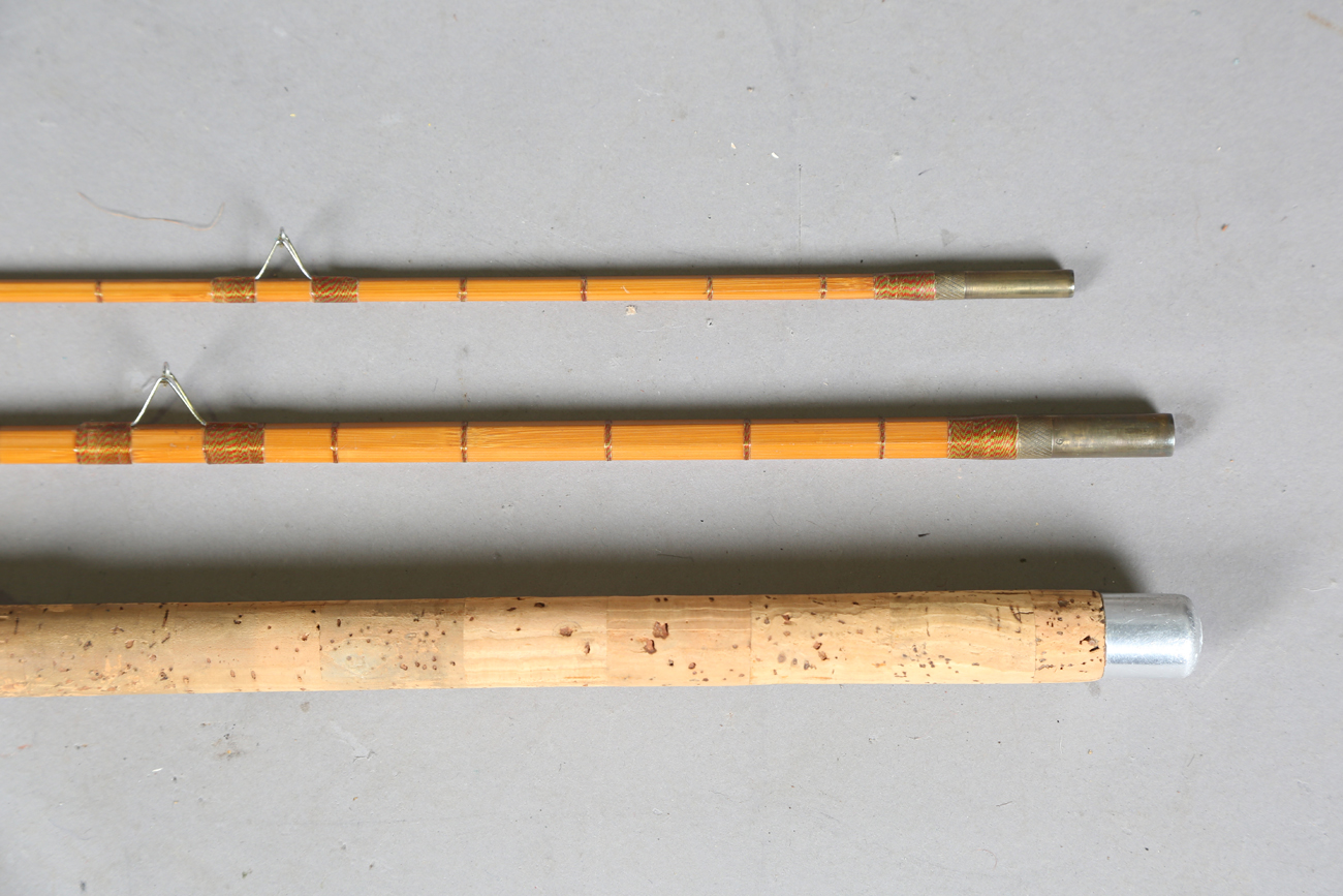 A group of various mainly split cane fly fishing rods, including a Sealey Octofloat De-luxe, two - Image 44 of 45