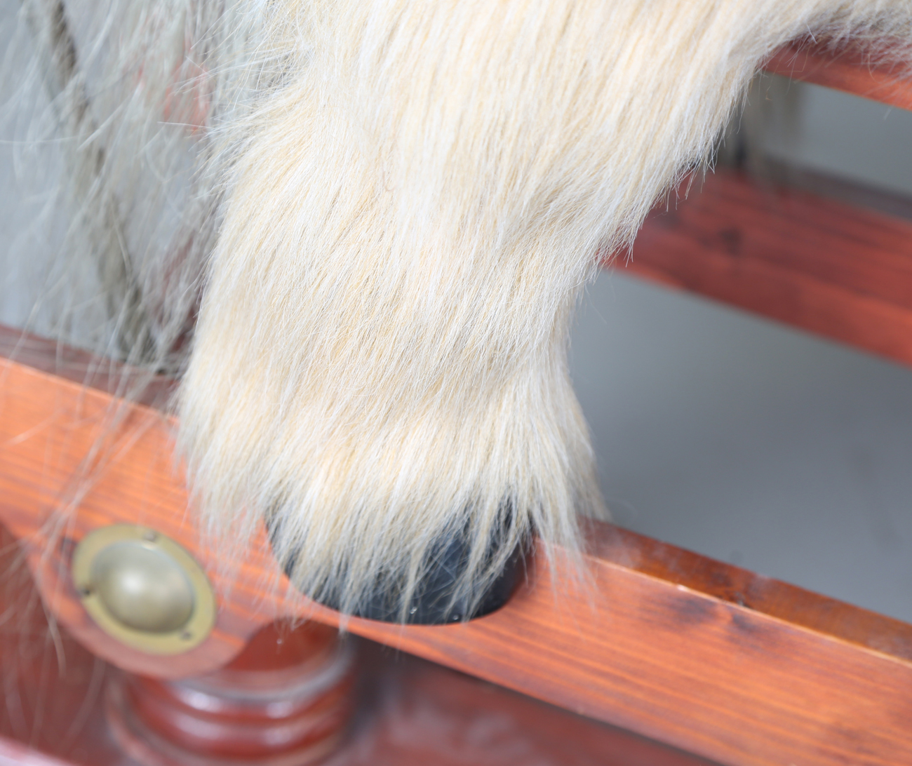 A late 20th century Thelwell pony rocking horse by Kings Horses, the stand bearing maker's label, - Image 7 of 12