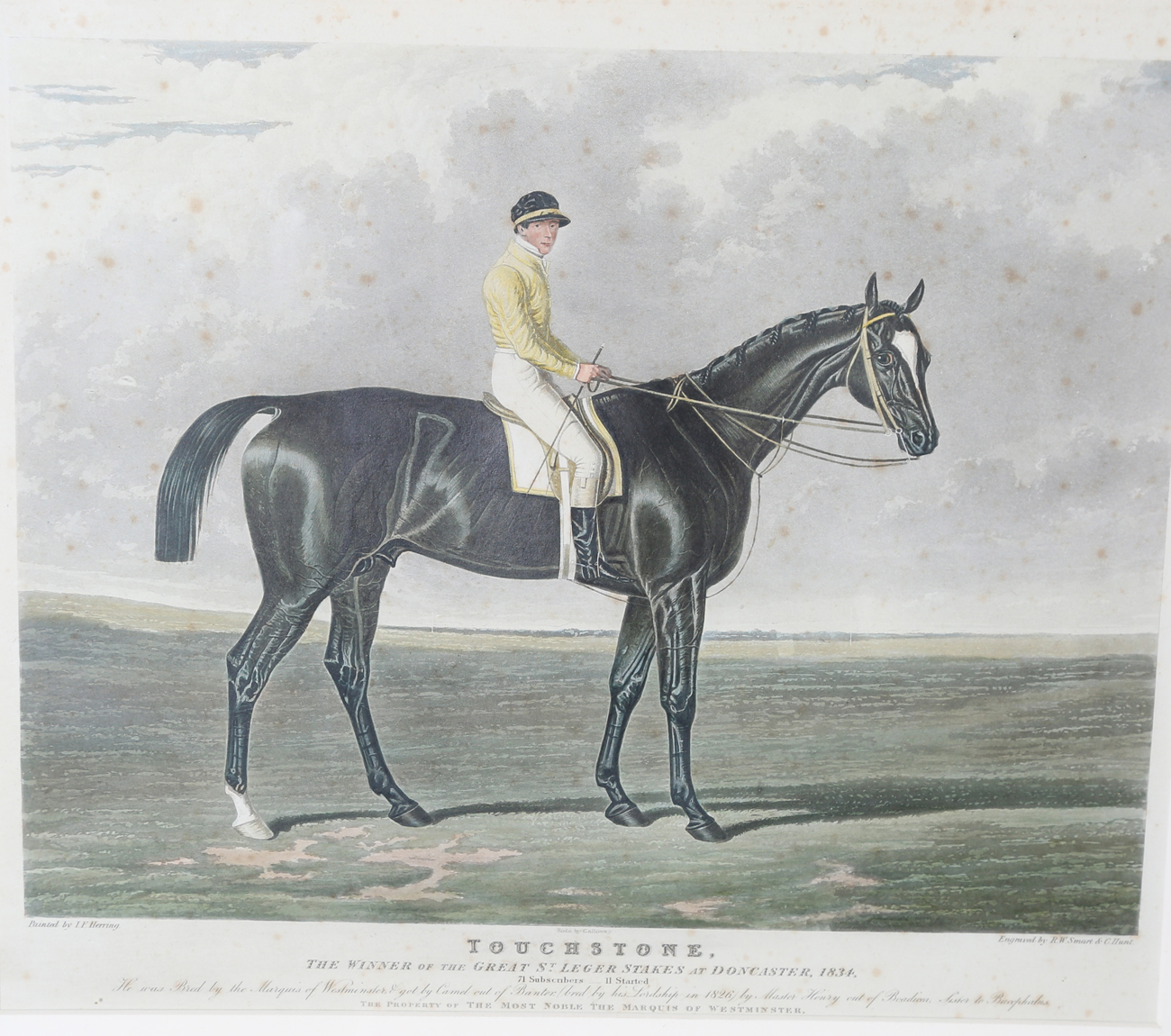 A group of nine mid-19th century hand-coloured equestrian engravings with aquatint, all depicting - Image 23 of 25