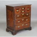 An early 20th century George I style walnut chest of drawers with crossbanded borders, height