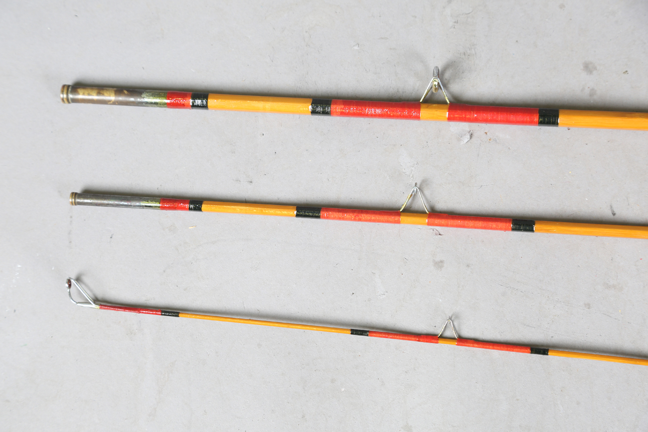 A group of various mainly split cane fly fishing rods, including a Sealey Octofloat De-luxe, two - Image 27 of 45