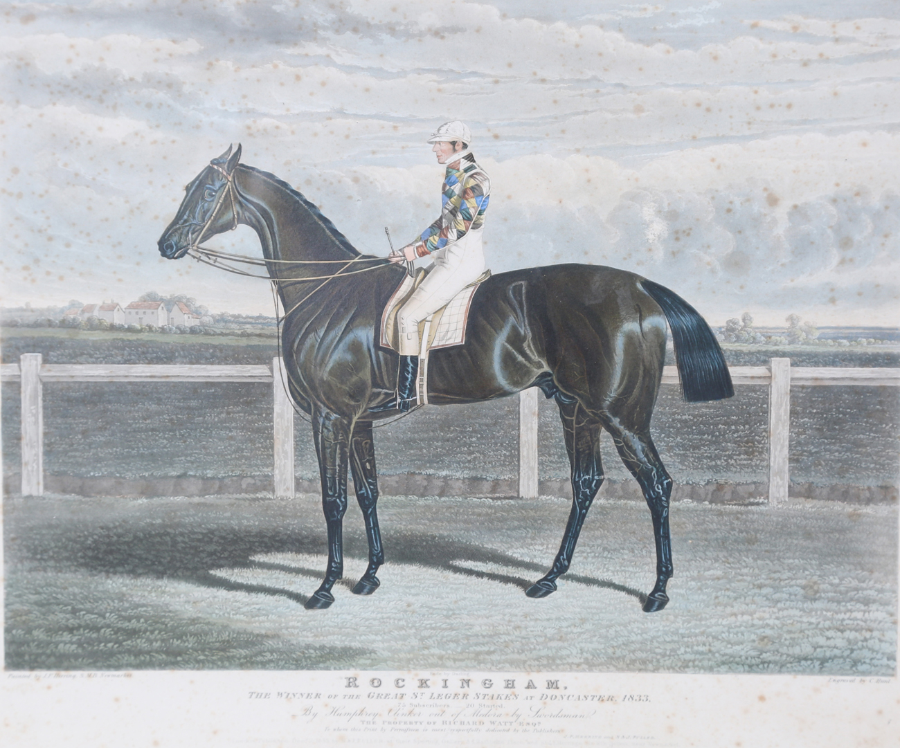 A group of nine mid-19th century hand-coloured equestrian engravings with aquatint, all depicting - Image 3 of 25