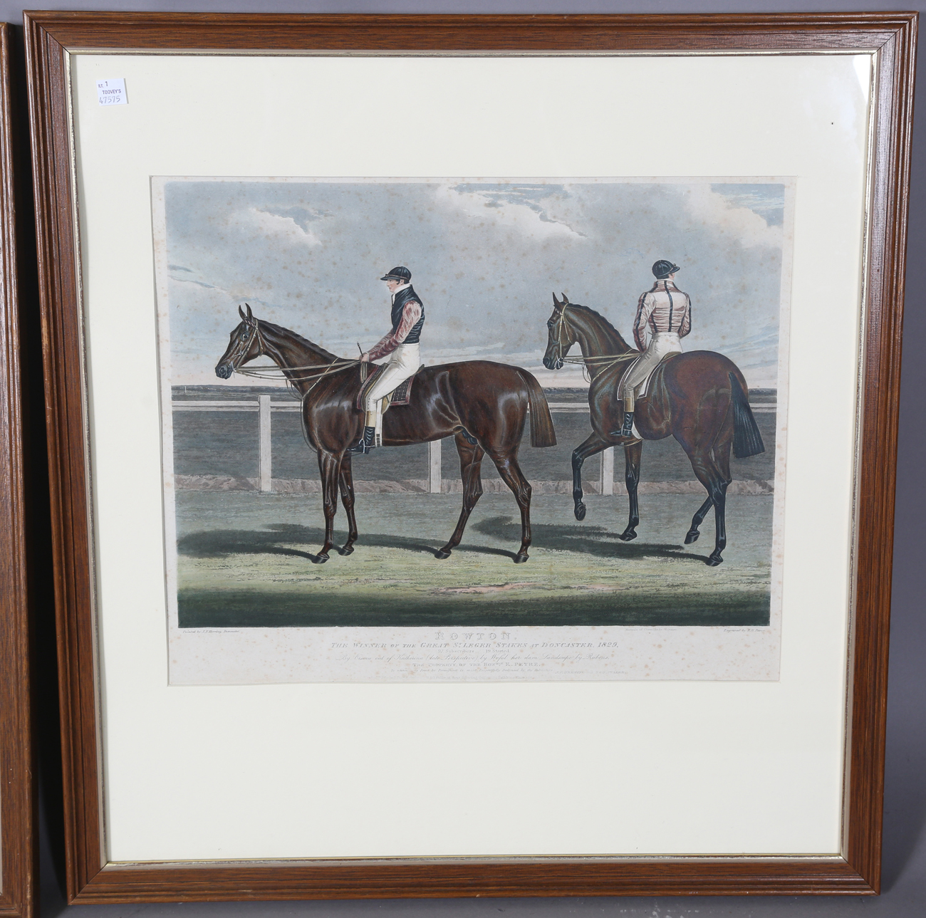 A group of nine mid-19th century hand-coloured equestrian engravings with aquatint, all depicting - Image 15 of 25