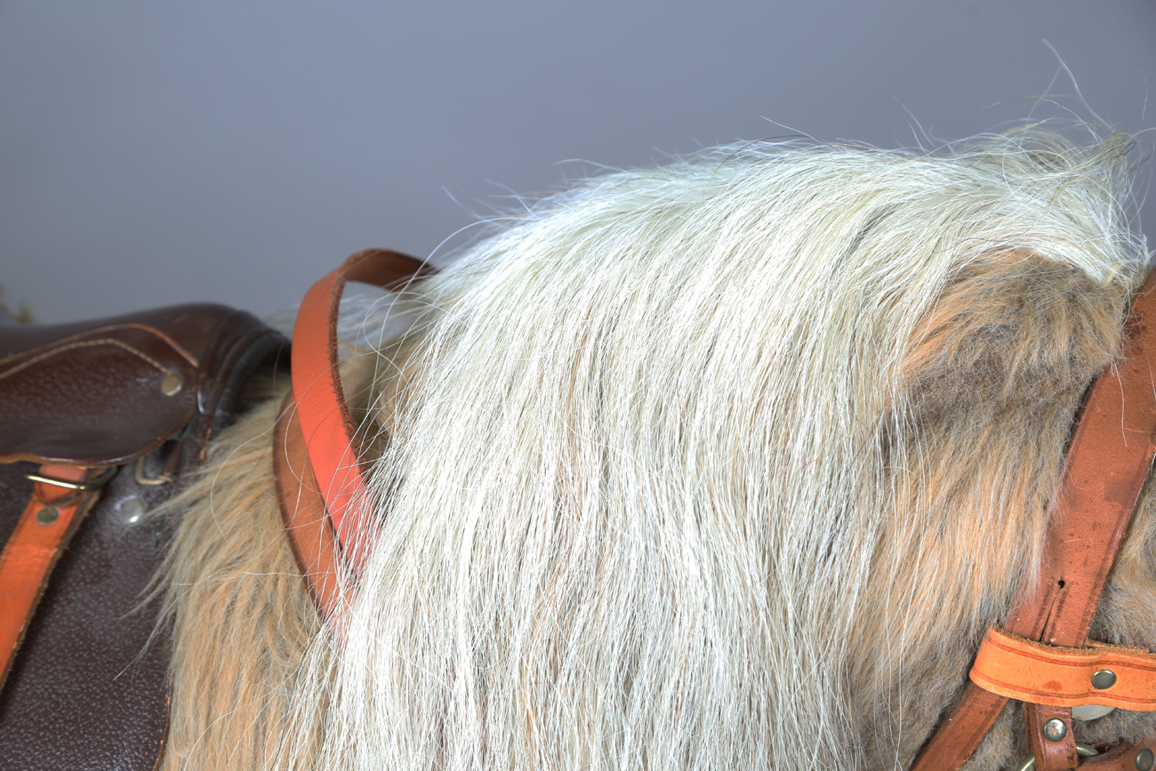 A late 20th century Thelwell pony rocking horse by Kings Horses, the stand bearing maker's label, - Image 11 of 12