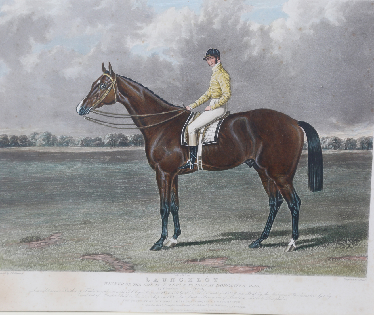 A group of nine mid-19th century hand-coloured equestrian engravings with aquatint, all depicting - Image 5 of 25